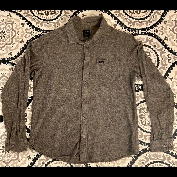 RVCA collared long sleeve shirt - Picture 1 of 9